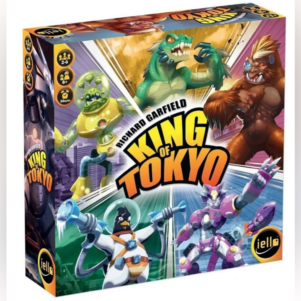 King of Tokyo Board Game 2016 edition Richard Garfield Unused Complete Pokémon